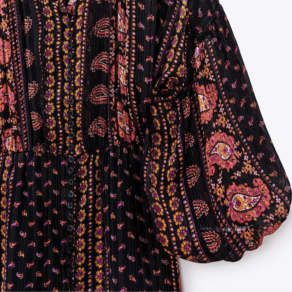 PRINT DRESS - Picture 5 of 5